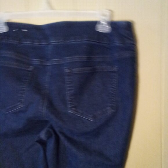 Chico's Perfect Stretch Soft Jegging Pedal Pusher Women 2.5 14 L Capri Blue - Picture 12 of 13